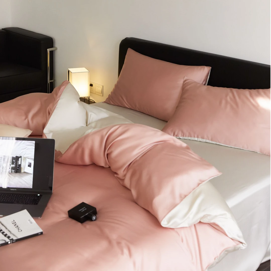 POCKET PIG/布袋猪【慕夏】60S兰精天丝轻奢纯色四件套