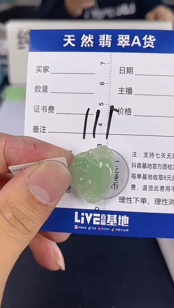 颈饰未镶嵌翡翠纯天然缅甸翡翠A货
