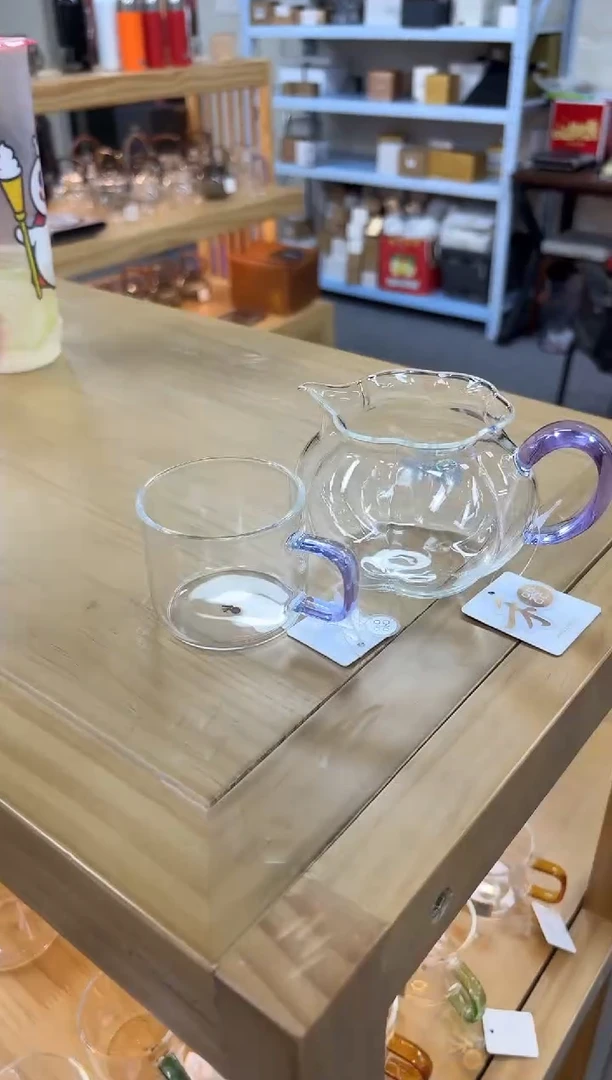 禾器纳福茶海浅紫色+禾器清禾杯浅紫一个装