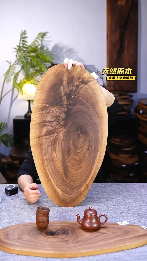 木北美黑胡桃原木.干裂疤结不属于商品质量问题完美主义者慎拍