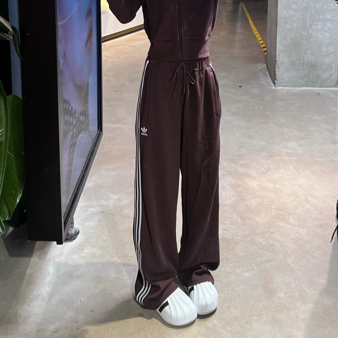 Adidas阿迪达斯 三叶草新款 针织时尚气质休闲舒适运动裤KS5961
