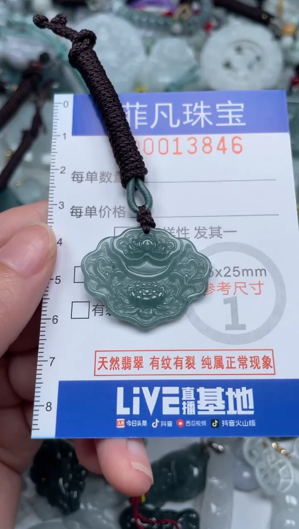 颈饰未镶嵌翡翠13846