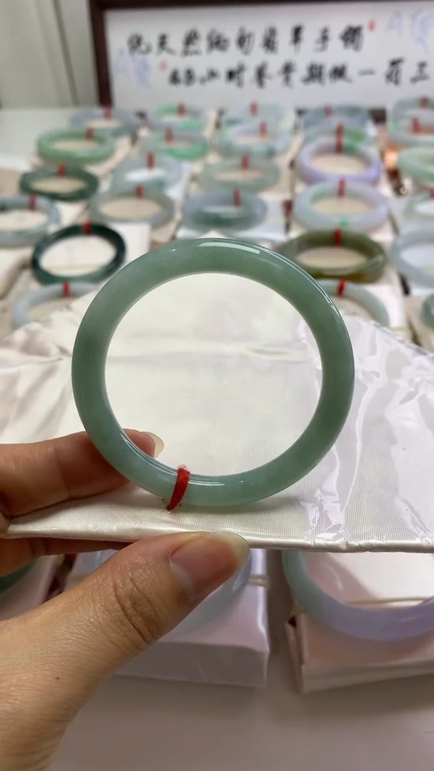 未镶嵌手镯翡翠51圆条