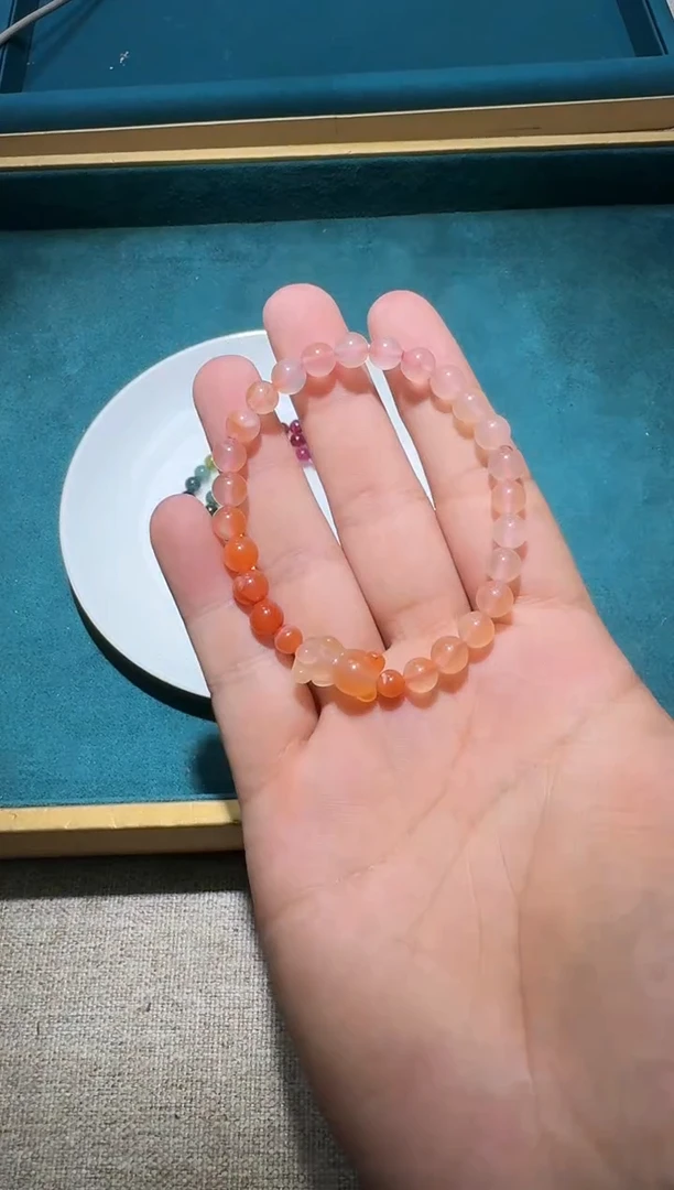 未镶嵌手链南红玛瑙荼*多样性发一件 440
