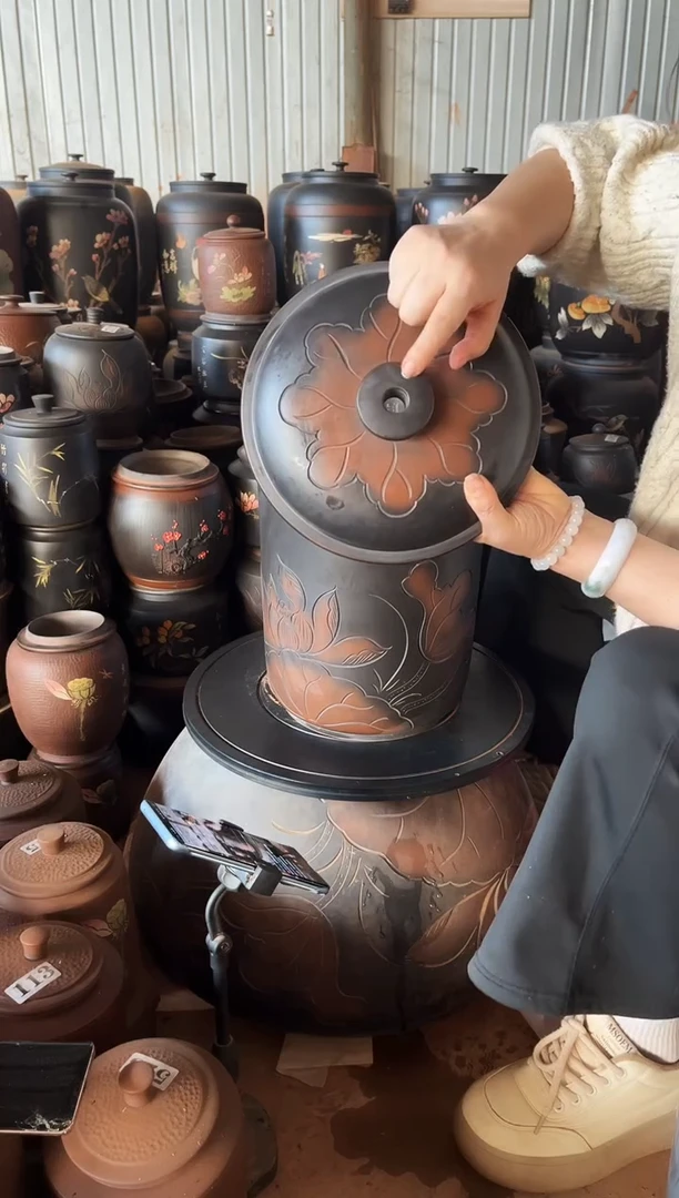 【闪购商品】壶瑕疵 10升 水缸 672 荷花