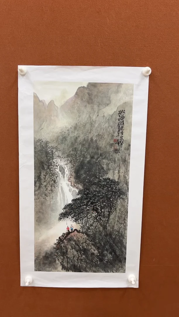 国画李文峰四尺四开水墨山水