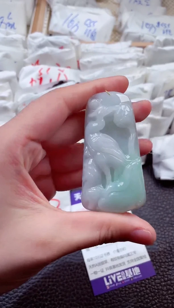 翡翠未镶嵌颈饰00001784