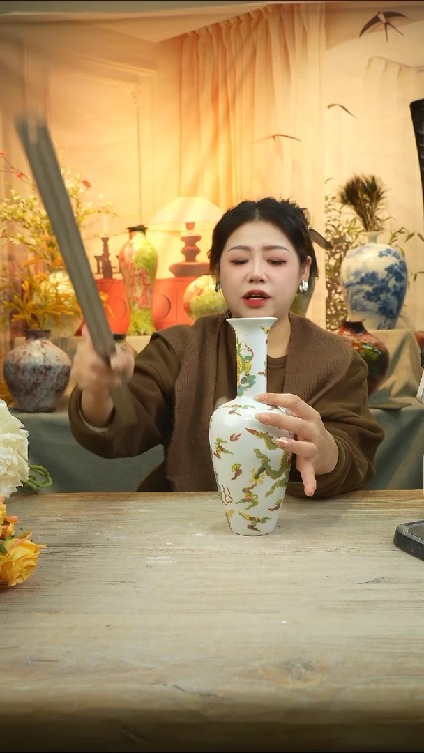 高28口6高温陶瓷花瓶花器