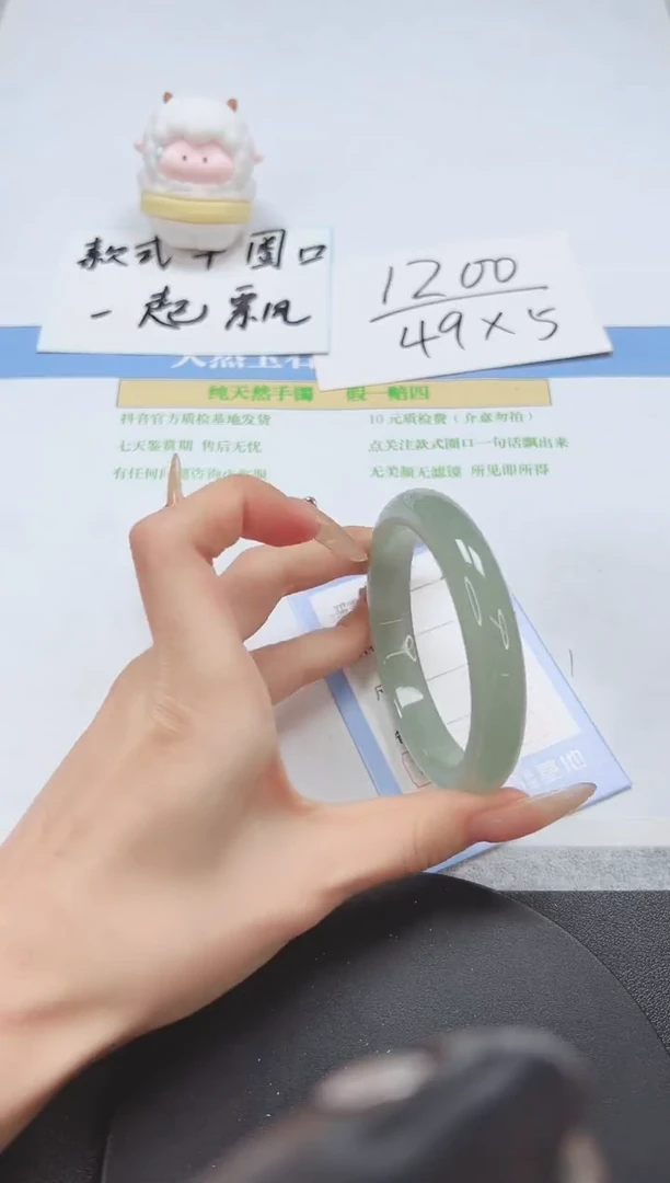 石英质玉未镶嵌手镯A214-58.6