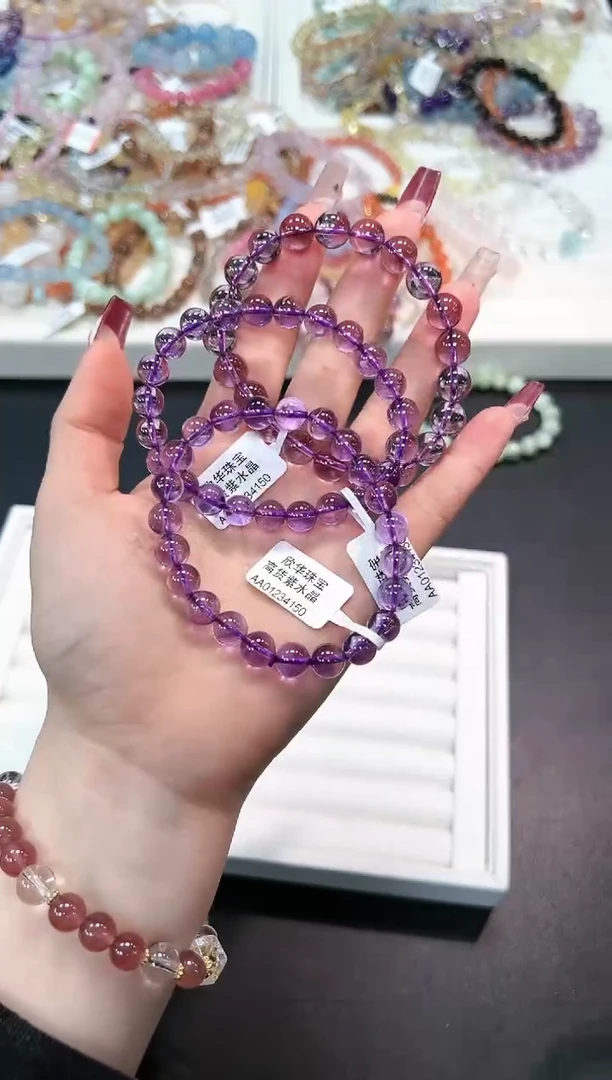 【闪购商品】水晶手串未镶嵌14a多样性发其一/1条8mm默认微瑕