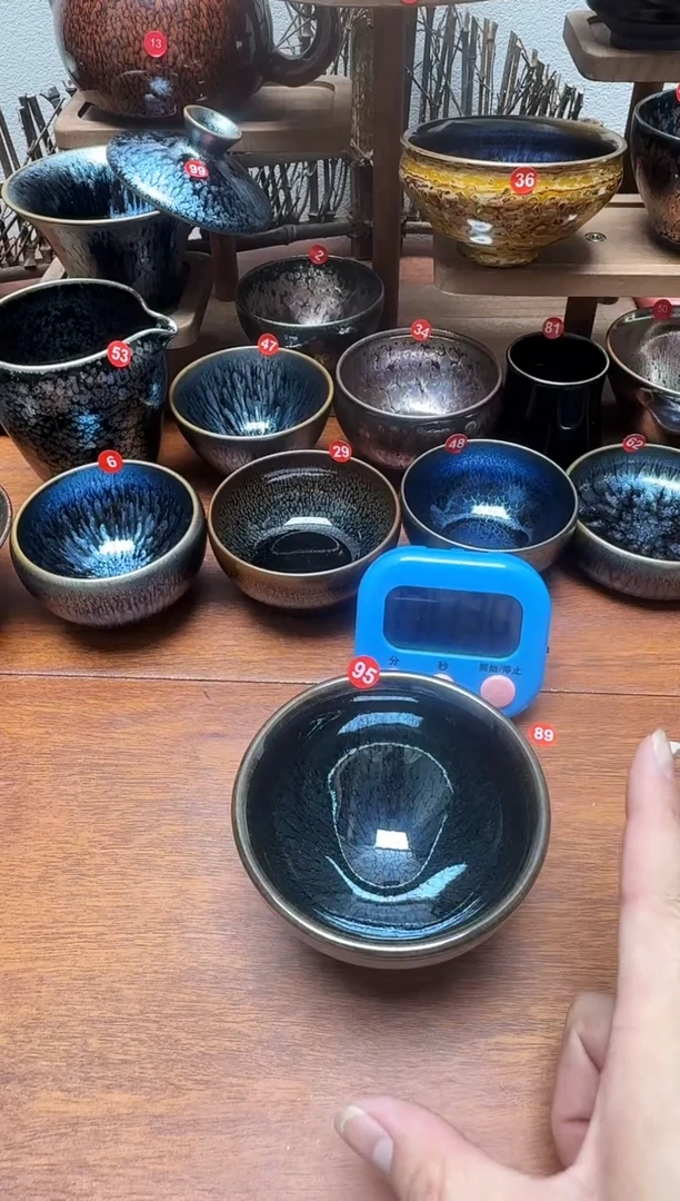 茶盏王*宁95号建盏工匠茶器