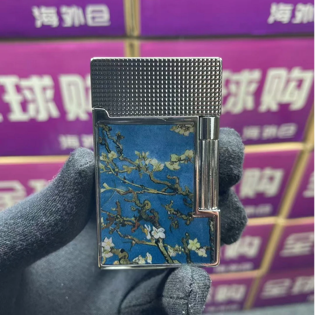 ZORRO巴黎钉杏花朗声侧滑煤油打火机Z612-210礼盒装不带油