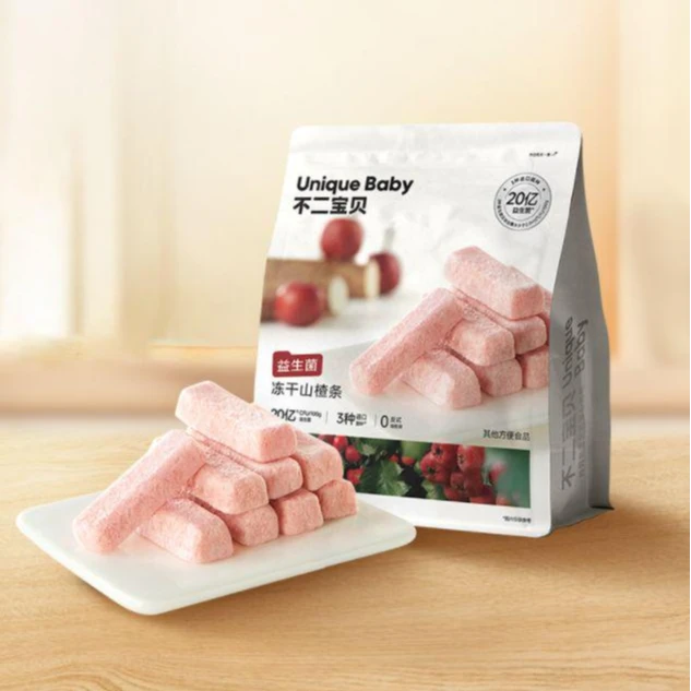 不二宝贝益生菌冻干山楂条60g（4g*15)宝宝山楂条健康营养零食