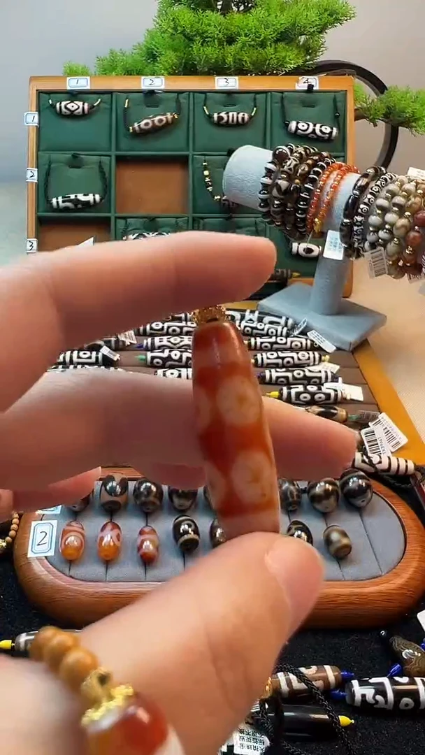 玛瑙/玉髓（覆膜）颈饰合金117（微瑕随机发货）