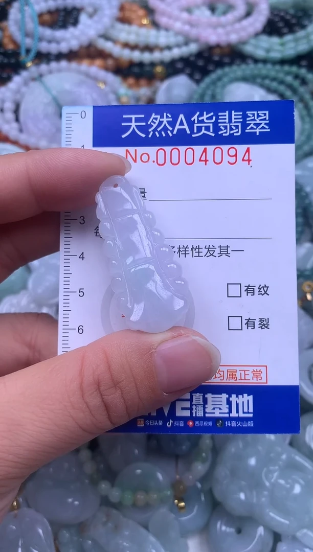 颈饰未镶嵌翡翠天然翡翠