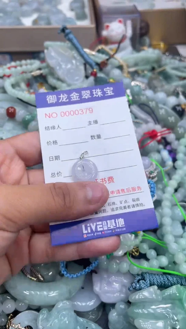 翡翠未镶嵌颈饰002