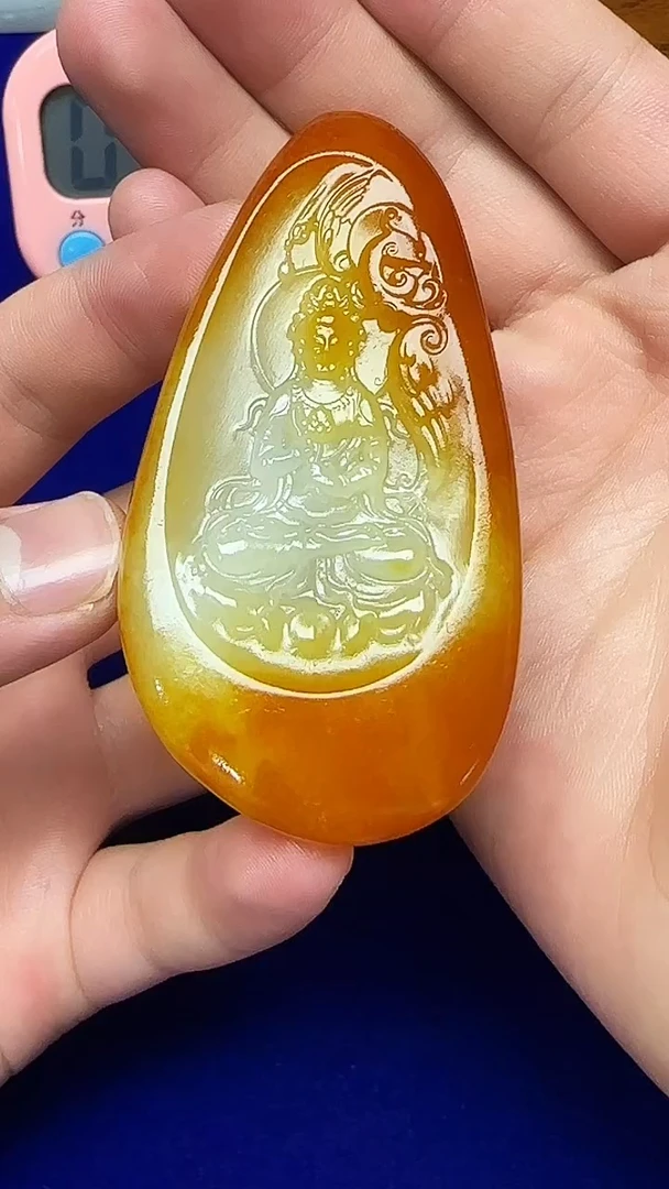 和田玉未镶嵌挂件1