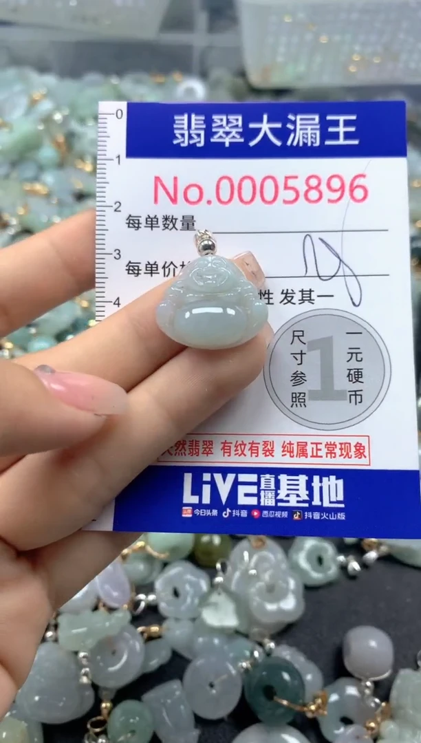 颈饰未镶嵌翡翠5896
