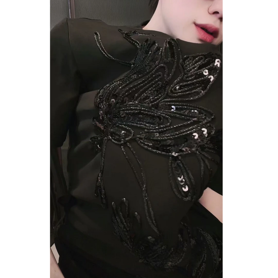 MNFK 重工刺绣 匹码棉 连衣裙 Q0582