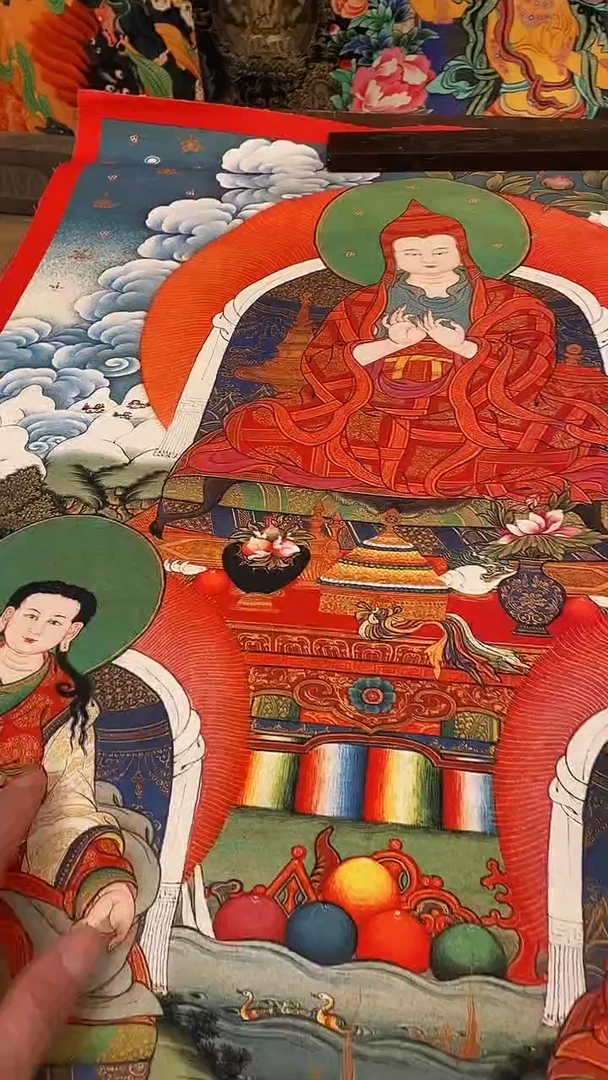 装裱画精美唐卡tk16020