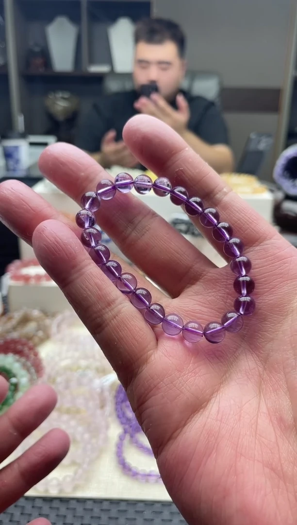 水晶手链未镶嵌紫水晶