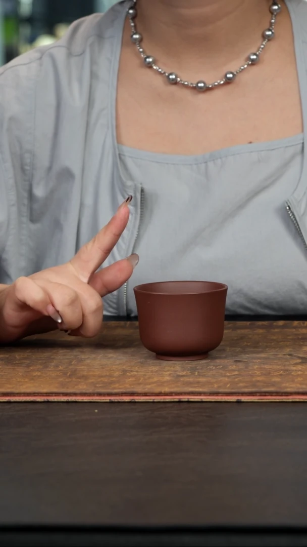 茶壶紫砂紫泥品茗杯120cc