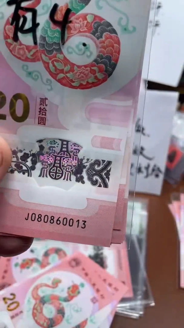 塑料蛇钞共8张一组裸发不挑号11111111