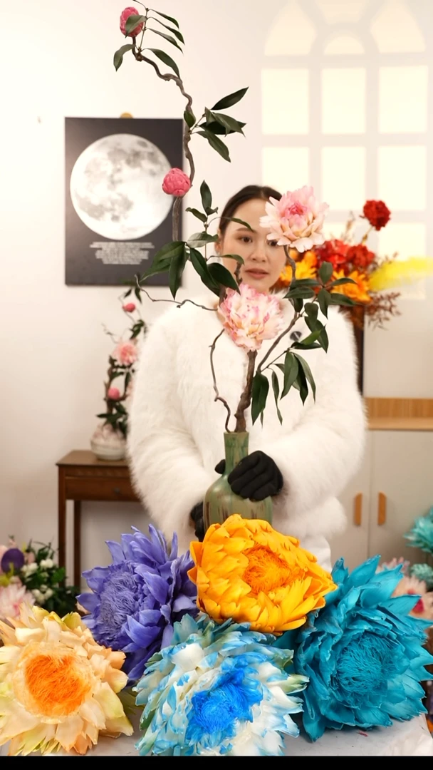 洋蓟永生花   龙枣枝