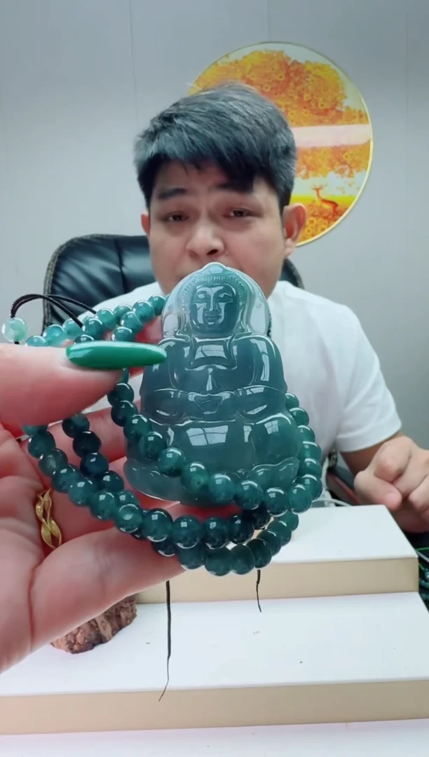 翡翠未镶嵌颈饰多样性随机发其一