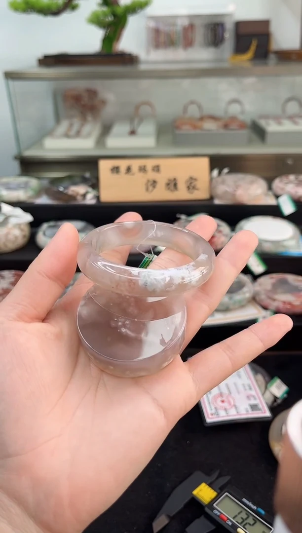 未镶嵌手镯石英质玉53圈口（赠品镯心）6887030
