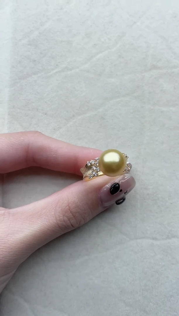 【闪购商品】海水珍珠戒指银S925镶嵌43