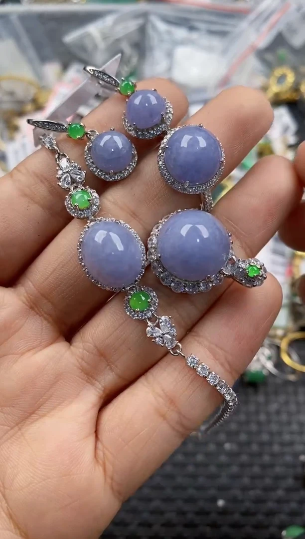 银S925镶嵌戒指翡翠777     5