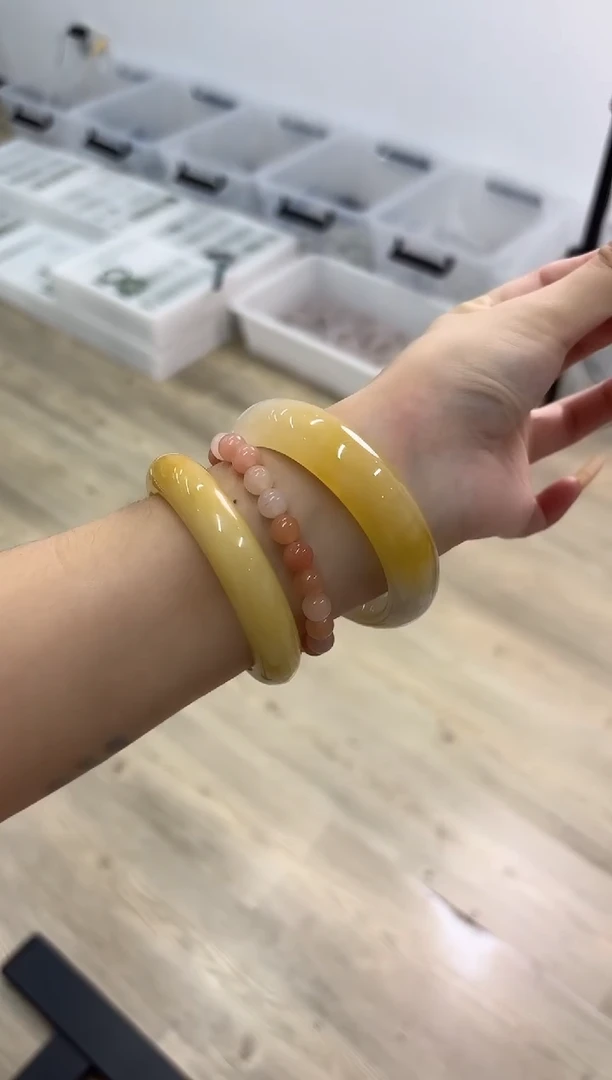 未镶嵌手镯石英质玉12-58HU