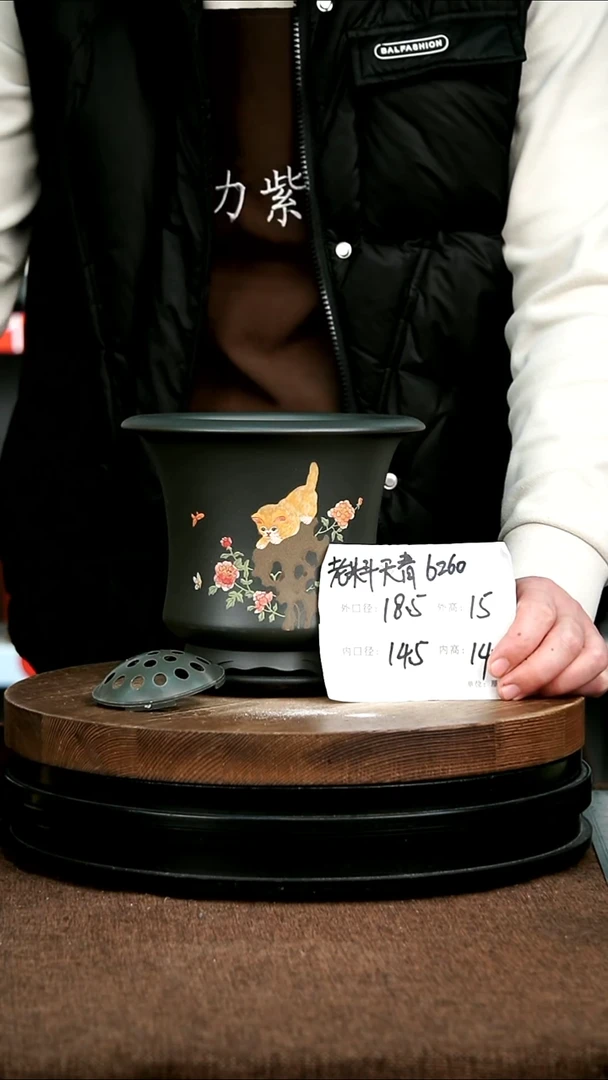 紫砂花盆花卉园艺6260+Z