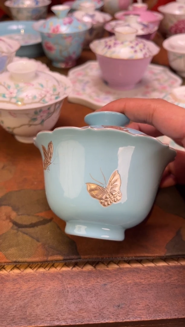 景德镇纯手绘陶瓷茶具