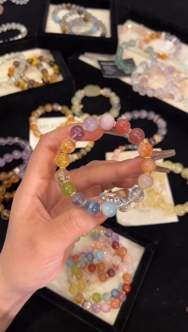 【闪购商品】水晶手链合金多宝手链x933