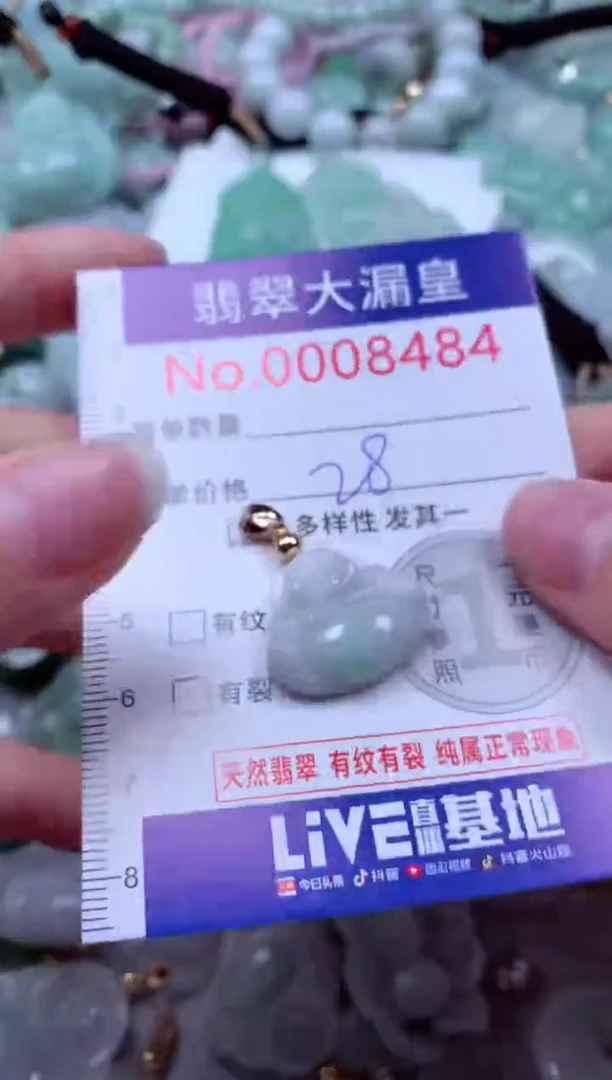 吊坠(不含链)未镶嵌翡翠8484