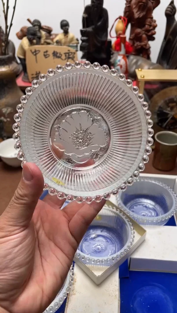 630中古商品默认微霞豪雅水晶碗1只