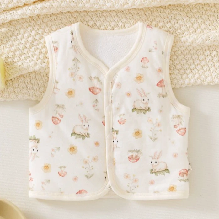 【宝宝专享40g夹棉马甲】婴幼儿秋冬打底纯棉无袖马甲男女