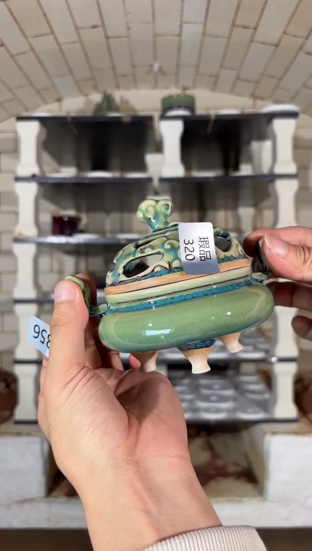 摆件精品窑变钧瓷茶器