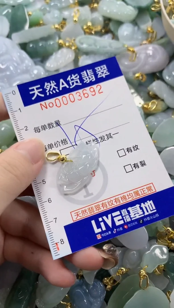 颈饰未镶嵌翡翠天然A货翡翠