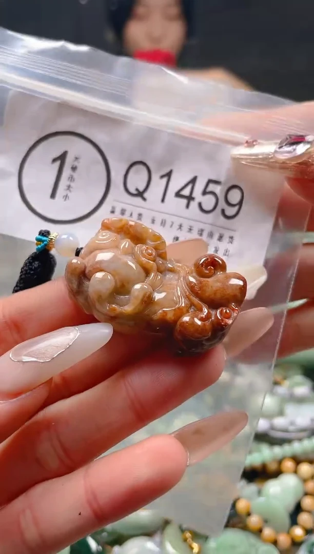 【闪购商品】翡翠颈饰未镶嵌/Q/翡翠A货一图一物