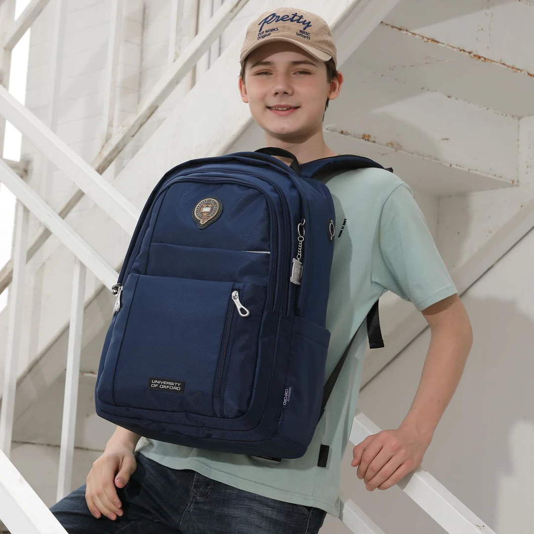 【旗舰店正品】牛津大学初中高中生大容量减负书包学生专用12-18岁