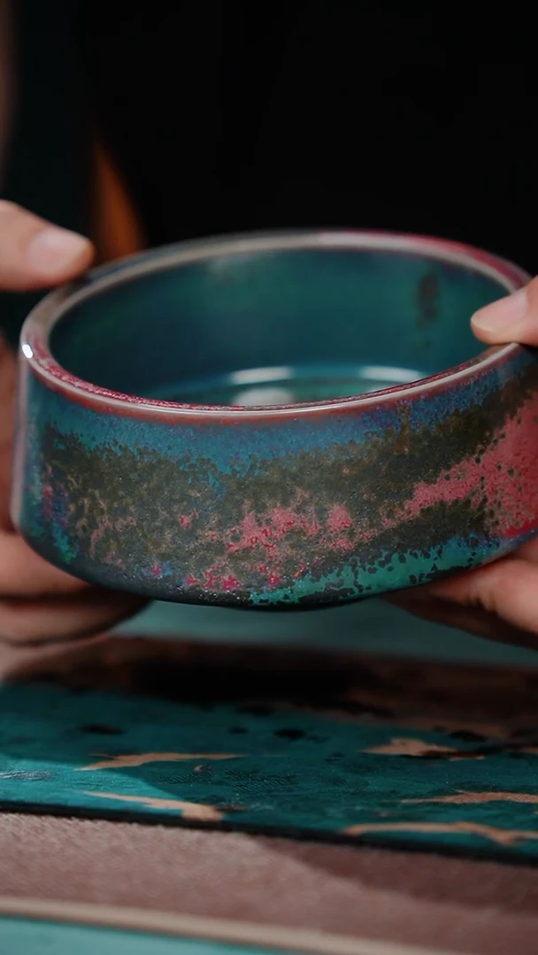 95-1梯形洗（炉钧釉 王建勋）