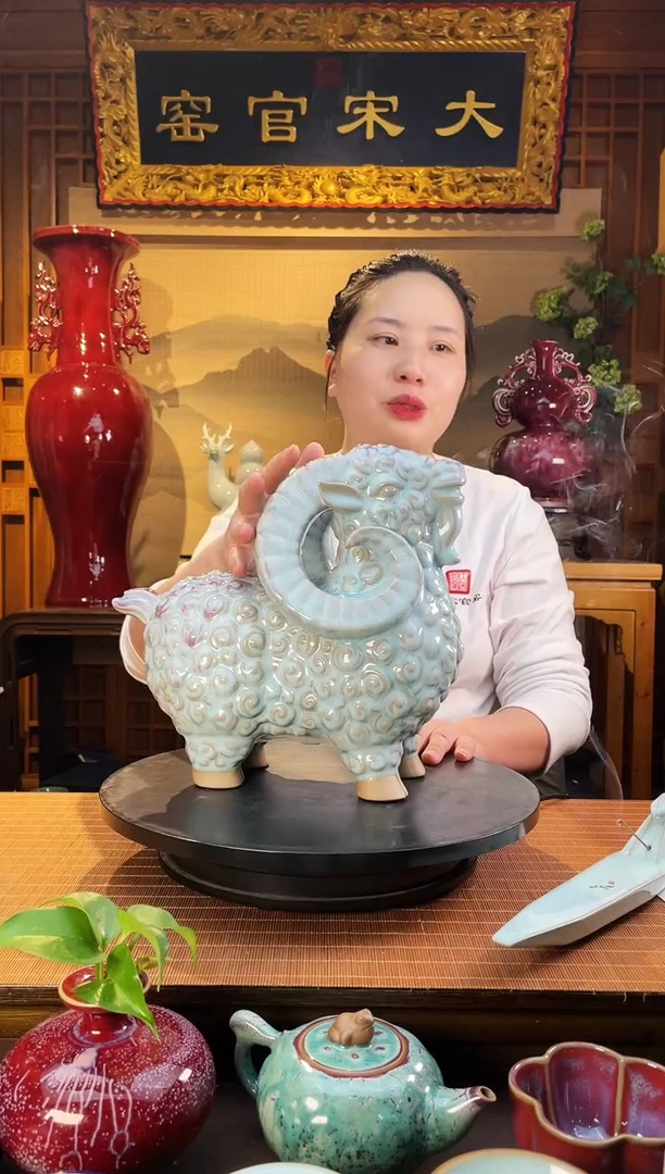 摆件大宋官窑【喜洋洋】喜气洋洋