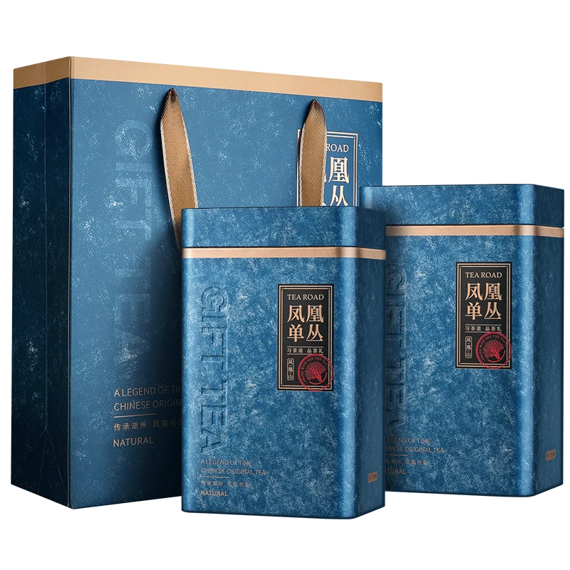 茶叶凤凰单丛茶双重口味鸭屎香蜜兰香礼盒装乌岽单枞凤凰山一斤装