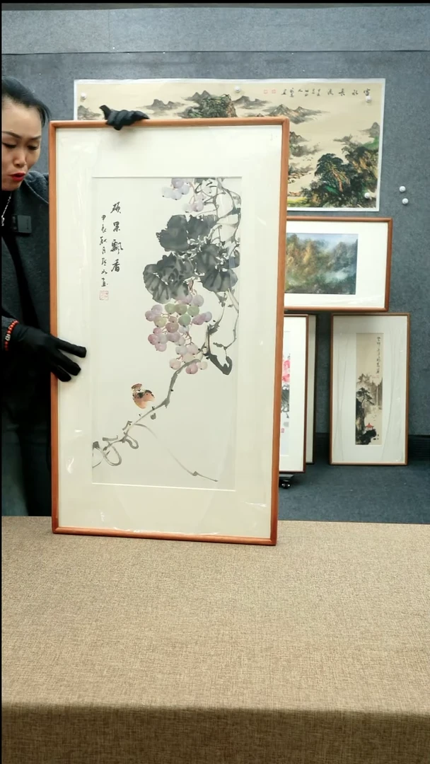 【闪购商品】国画52*92陈默如老师花鸟