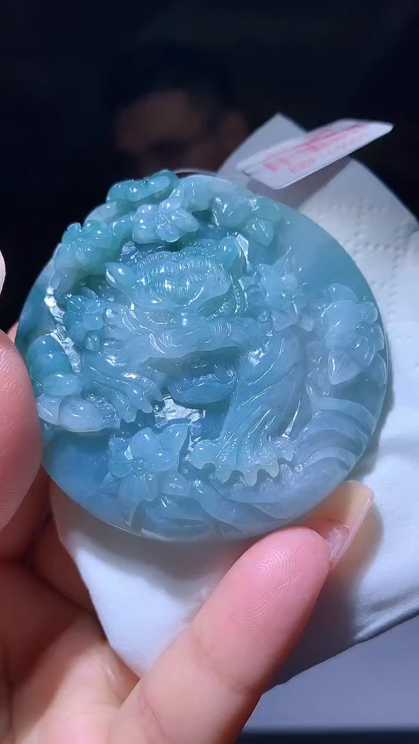 【闪购商品】定制翡翠未镶嵌1085xx-毛货挂件16