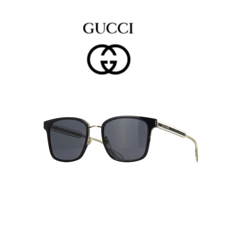 GUCCI/古驰方形 太阳眼镜 男款 黑色