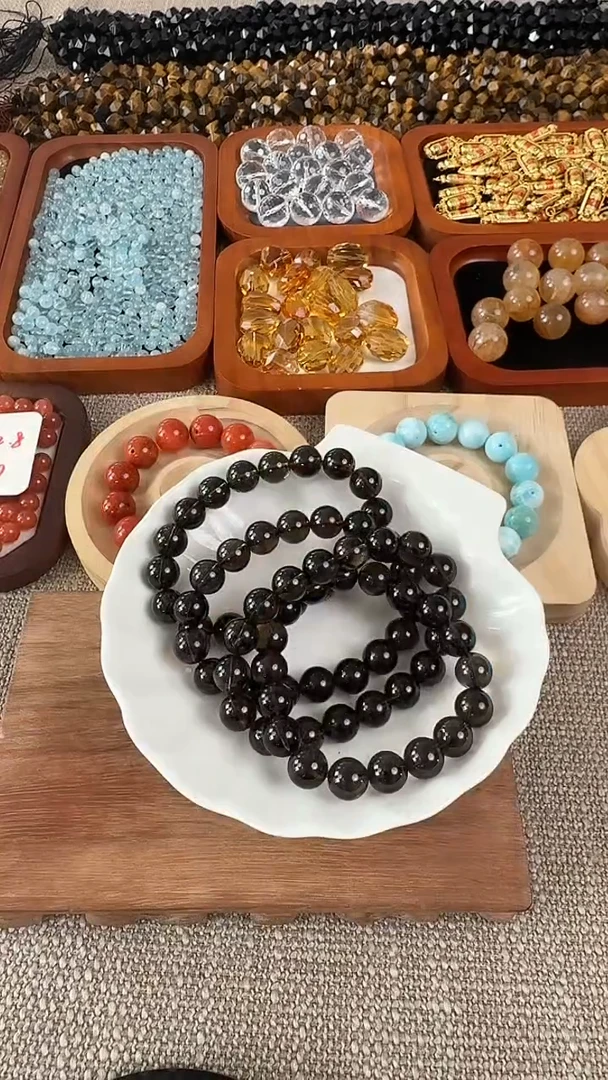 未镶嵌珠宝半成品水晶茶水晶手串   多样性发一